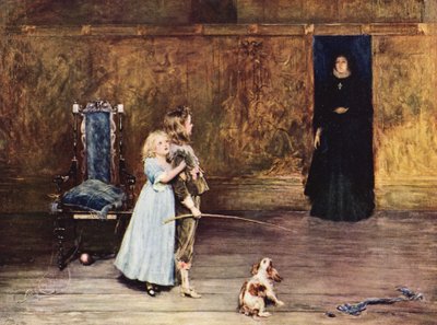 Scène uit Peveril of the Peak door John (after) Pettie