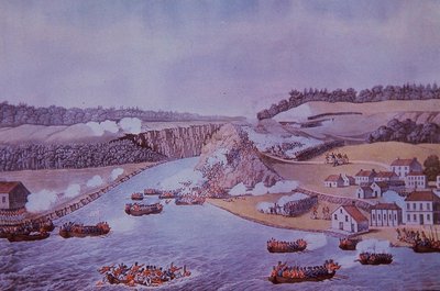 Slag bij Queenston Heights door Walter Charles Mills
