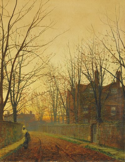 Eind oktober door John Atkinson Grimshaw