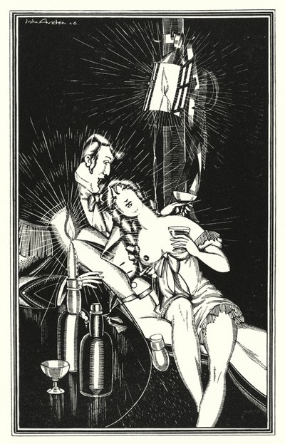 Illustratie voor Don Juan door Lord Byron: Maar Juan was echt "Een Broth van een Jongen" door John Austen