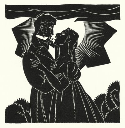 Illustratie voor Madame Bovary door Gustave Flaubert door John Austen