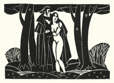 Illustratie voor Madame Bovary door Gustave Flaubert door John Austen