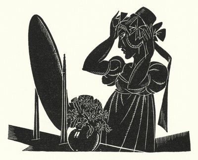 Illustratie voor Madame Bovary door Gustave Flaubert door John Austen