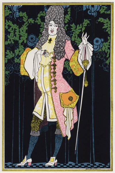 Illustratie voor "Rogues In Porcelain", Een verzameling achttiende-eeuwse gedichten door John Austen