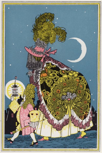 Illustratie voor "Rogues In Porcelain", Een verzameling achttiende-eeuwse gedichten door John Austen