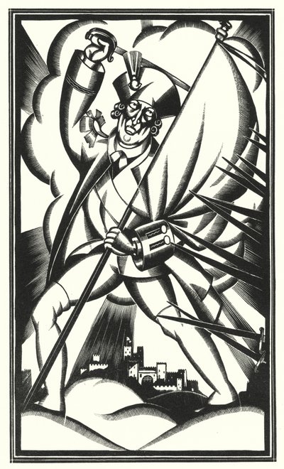Illustratie voor Tristram Shandy door Laurence Sterne door John Austen