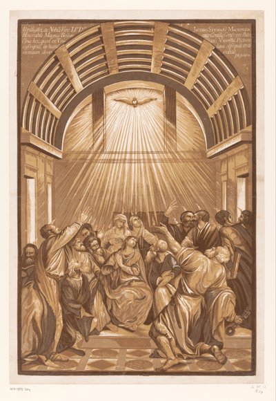 Uitstorting van de Heilige Geest door John Baptist Jackson