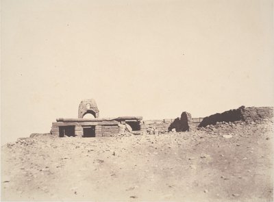 Amada, tempel, 1853-54 door John Beasley Greene