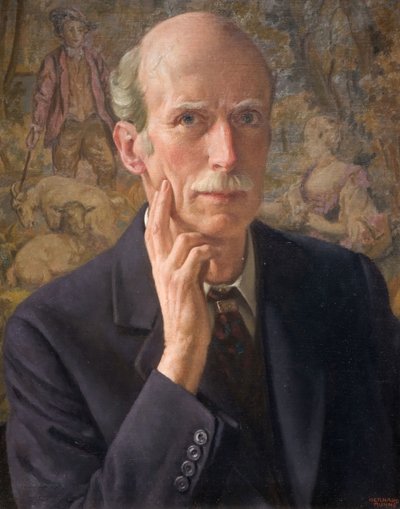 Zelfportret, 1942 door John Bernard Munns
