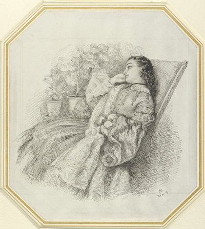 Georgina Hannay, 1859 door John Brett