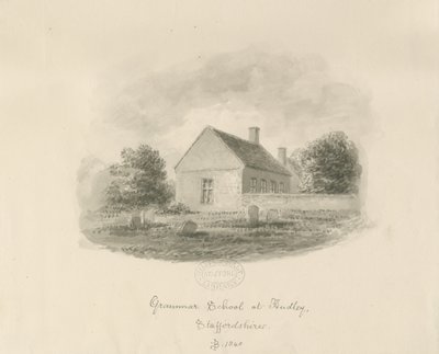 Audley Grammar School door John Buckler