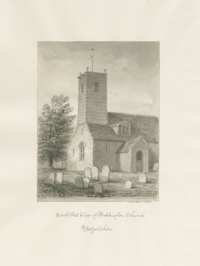Kerk van Bobbington door John Buckler