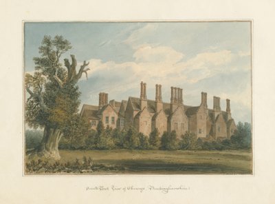 Buckinghamshire - Chenies Hall door John Buckler