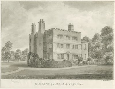 Butterton Hall door John Buckler