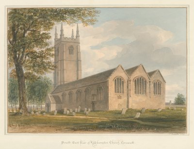 Cornwall - Kilkhampton Kerk door John Buckler