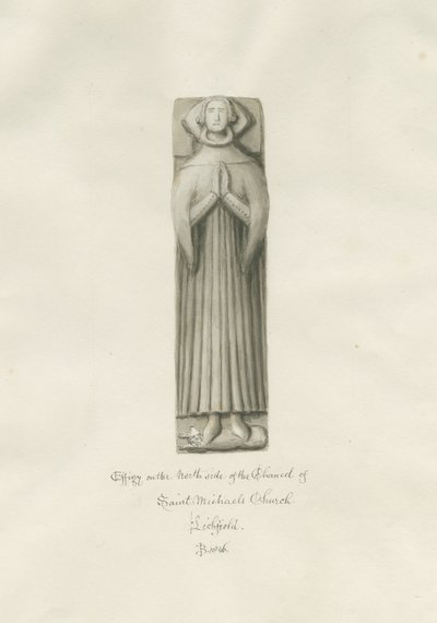 Lichfield - Beeld in het koor van St. Michael