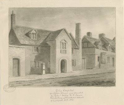 Lichfield - Vrouwenhospitaal door John Buckler