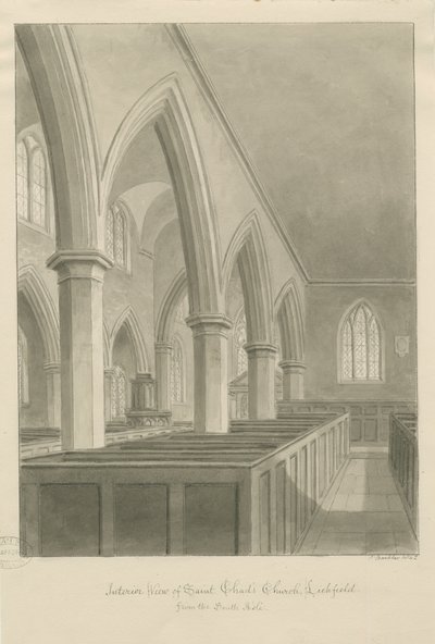 Lichfield - Interieur van de St. Chad