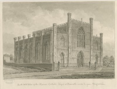 Newcastle-under-Lyme - Rooms-Katholieke Kapel door John Buckler