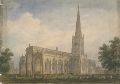 Nottinghamshire - Newark Kerk, 1809 door John Buckler
