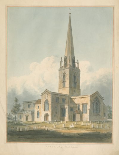 Oxfordshire - Bampton Kerk door John Buckler