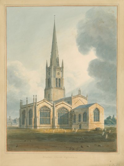 Oxfordshire - Bloxham Kerk, 1802 door John Buckler