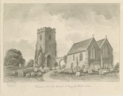 Rugeley Kerk (Oud) door John Buckler