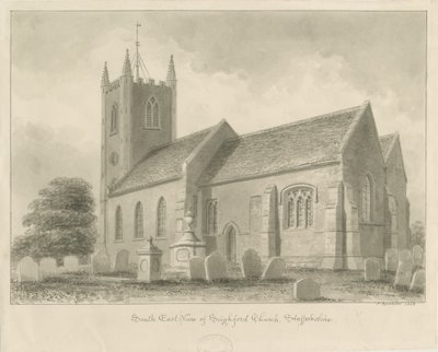 Seighford Church door John Buckler