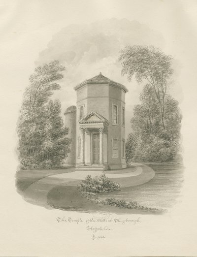 Shugborough - Tempel van de Winden door John Buckler