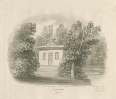 Shugborough - De Chinese Kamer door John Buckler