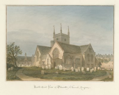 Sussex - Petworth Kerk, 1825 door John Buckler