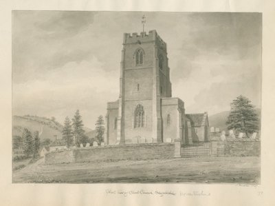Clent Church door John Buckler