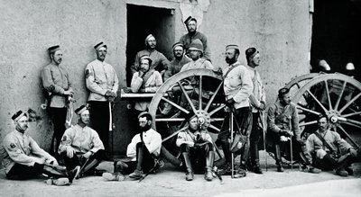 Leden van de Koninklijke Artillerie door John Burke
