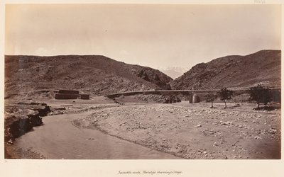 De Brug bij Surakh-aub, 1879 door John Burke