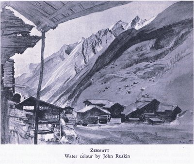 Zermatt, uit British Adventure gepubliceerd door Collins, 1947 door John Bushin
