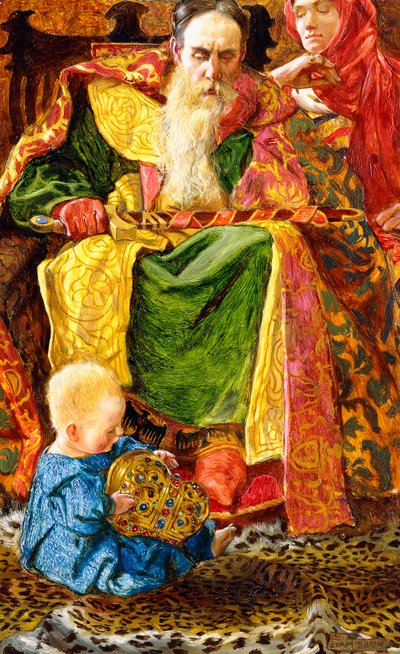 En wie weet of hij een wijze man of een dwaas zal zijn, 1901 door John Byam Liston Shaw