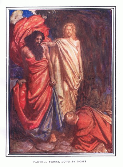 Getrouwe neergeslagen door Mozes door John Byam Liston Shaw