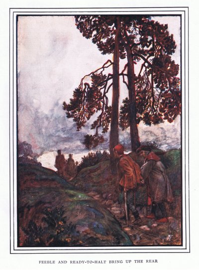 Zwak en Gereed om te Stoppen brengen de achterhoede door John Byam Liston Shaw