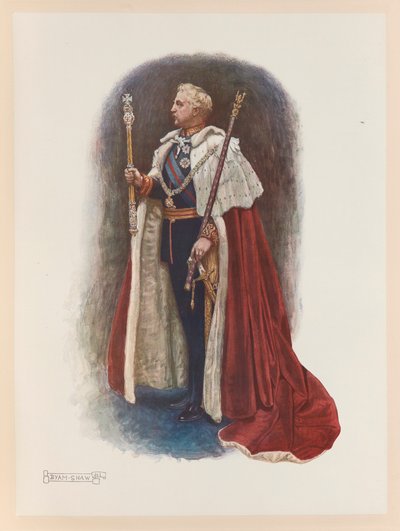 Kroning van koning Edward VII door John Byam Liston Shaw