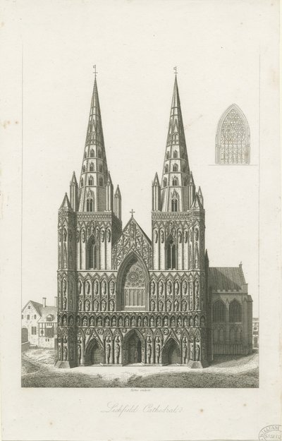 Lichfield Cathedral - Westgevel door John Byrne