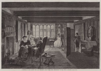 Schaakmat, Volgende Zet, van de tentoonstelling van de Royal Academy door John Callcott Horsley