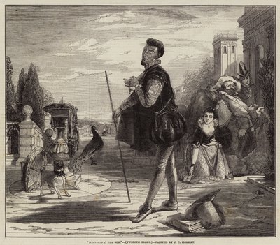 Malvolio in de zon, Driekoningenavond door John Callcott Horsley