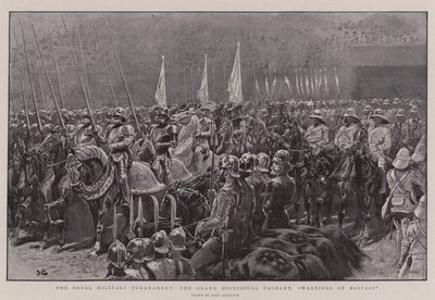 Het Koninklijk Militair Toernooi, de Grote Historische Optocht, Krijgers van Groot-Brittannië door John Charlton