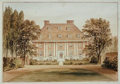 Balmes Huis, Middlesex door John Chessell Buckler