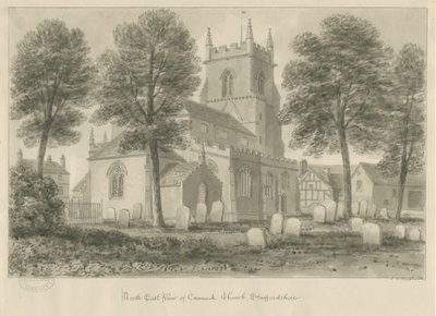 Kerk van Cannock door John Chessell Buckler