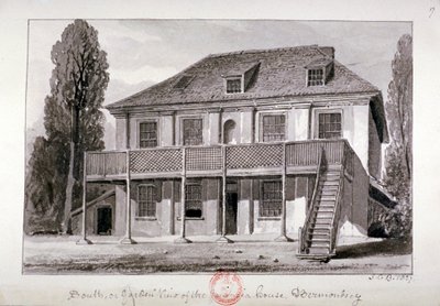 Jamaica House, Cherry Garden Street, Bermondsey, Londen, 1827 door John Chessell Buckler