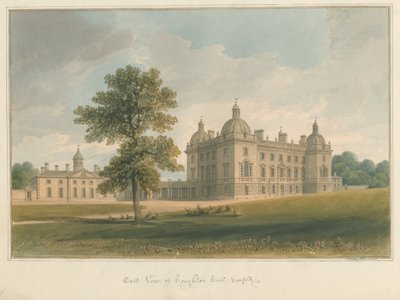 Norfolk - Houghton Hall door John Chessell Buckler