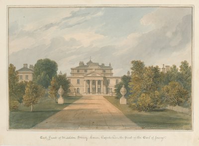 Oxfordshire - Middleton Stoney House door John Chessell Buckler
