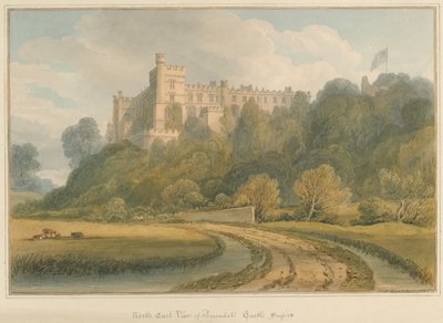 Sussex - Arundel Kasteel door John Chessell Buckler