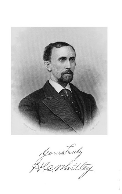 Portret van Hiram C. Whitley, frontispice uit 